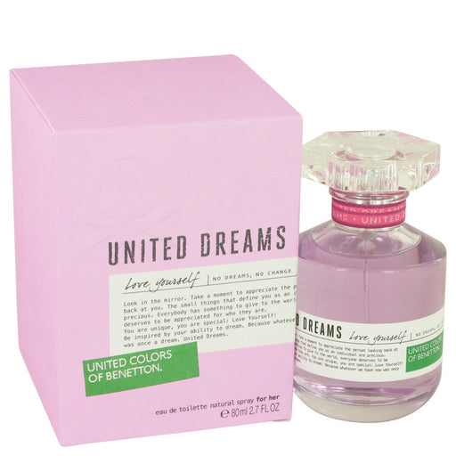 United Dreams Love Yourself by Benetton Eau De Toilette Spray 2.7 oz for Women - PerfumeOutlet.com