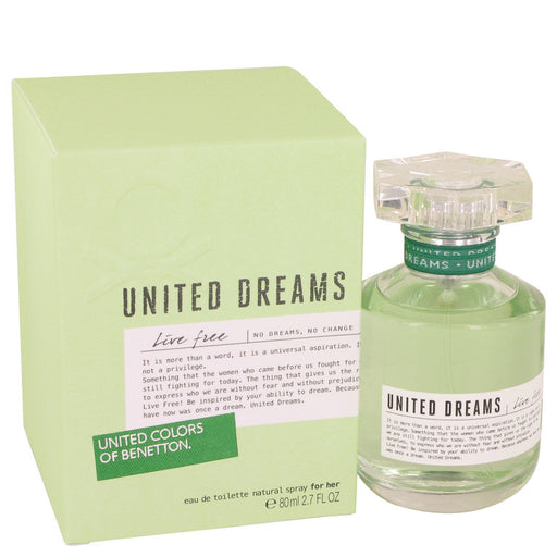United Dreams Live Free by Benetton Eau De Toilette Spray 2.7 oz for Women - PerfumeOutlet.com