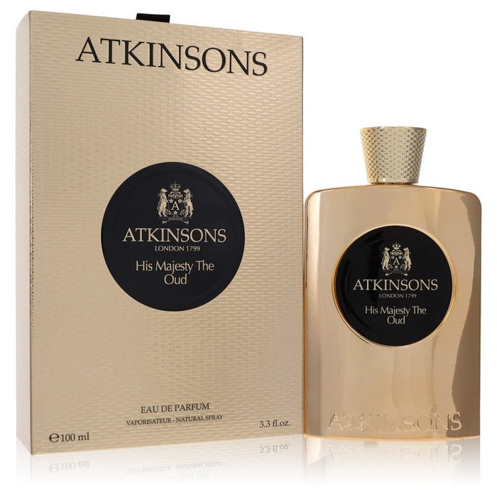 His Majesty The Oud by Atkinsons Eau De Parfum Spray 3.3 oz for Men - PerfumeOutlet.com