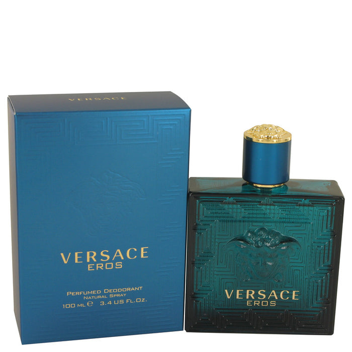 Versace Eros by Versace Deodorant Spray 3.4 oz for Men - PerfumeOutlet.com
