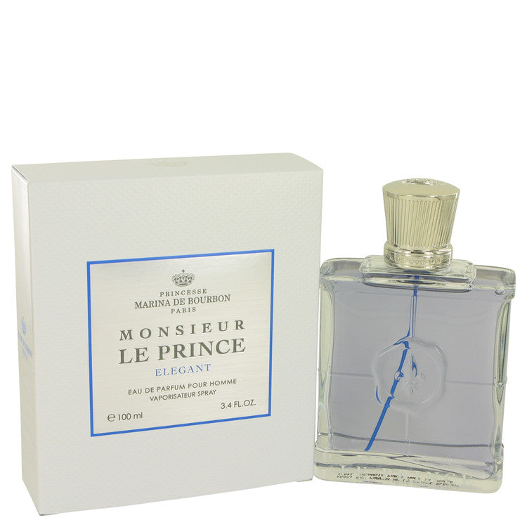 Monsieur Le Prince Elegant by Marina de Bourbon Eau de Parfum Spray 3.4 oz (Men)