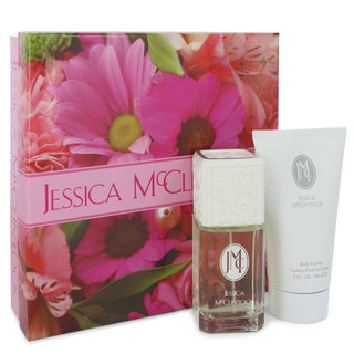 JESSICA Mc CLINTOCK by Jessica McClintock Gift Set -- 3.4 oz Eau De Parfum Spray + 5 oz Body Lotion for Women - PerfumeOutlet.com