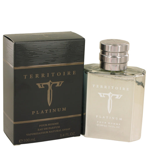 Territoire Platinum by YZY Perfume Eau De Parfum Spray 3.4 oz for Men - PerfumeOutlet.com
