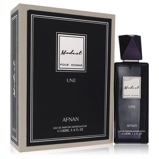 Modest Pour Homme Une by Afnan Eau De Parfum Spray 3.4 oz for Men - PerfumeOutlet.com
