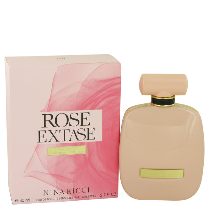 Rose Extase by Nina Ricci Eau De Toilette Sensuelle Spray 2.7 oz for Women - PerfumeOutlet.com