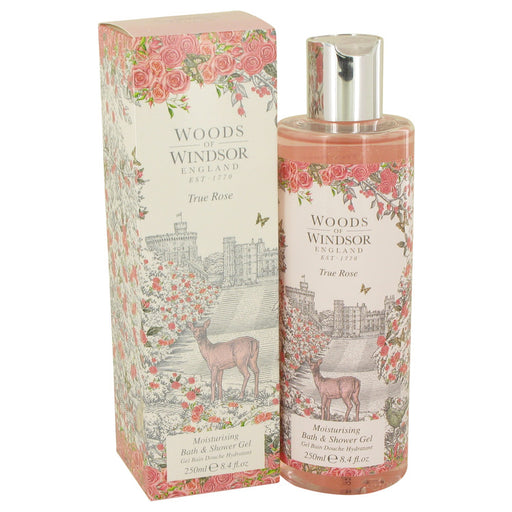 True Rose by Woods of Windsor Shower Gel 8.4 oz for Women - PerfumeOutlet.com