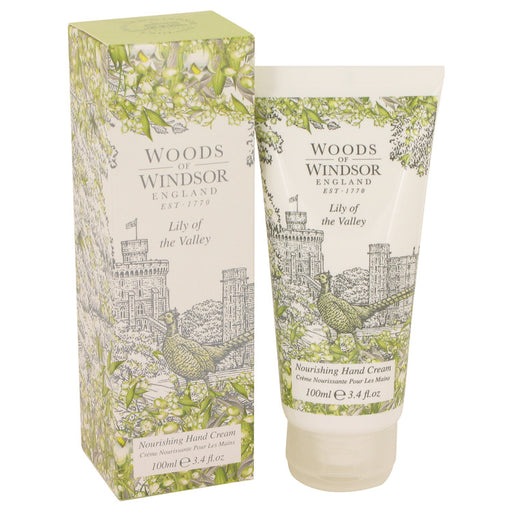 Lily of the Valley (Woods of Windsor) by Woods of Windsor Nourishing Hand Cream 3.4 oz for Women - PerfumeOutlet.com