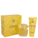 Versace Yellow Diamond by Versace Gift Set -- 3 oz Eau De Toilette Spray + 3.4 oz Body lotion for Women - PerfumeOutlet.com