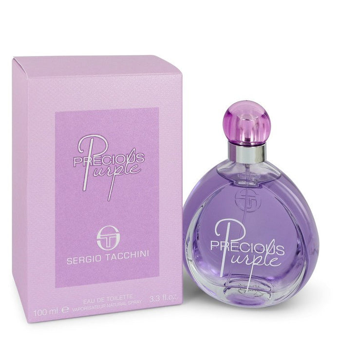 Sergio Tacchini Precious Purple by Sergio Tacchini Eau De Toilette Spray 3.3 oz for Women - PerfumeOutlet.com