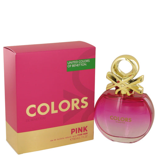 Colors Pink by Benetton Eau De Toilette Spray 2.7 oz for Women - PerfumeOutlet.com