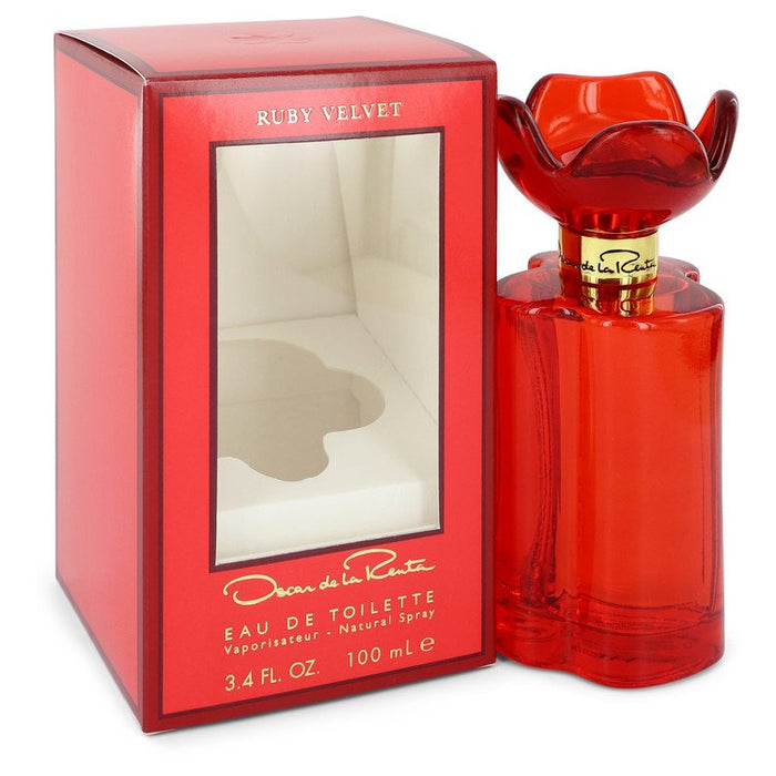 Oscar Ruby Velvet by Oscar De La Renta Eau De Toilette Spray 3.4 oz for Women - PerfumeOutlet.com