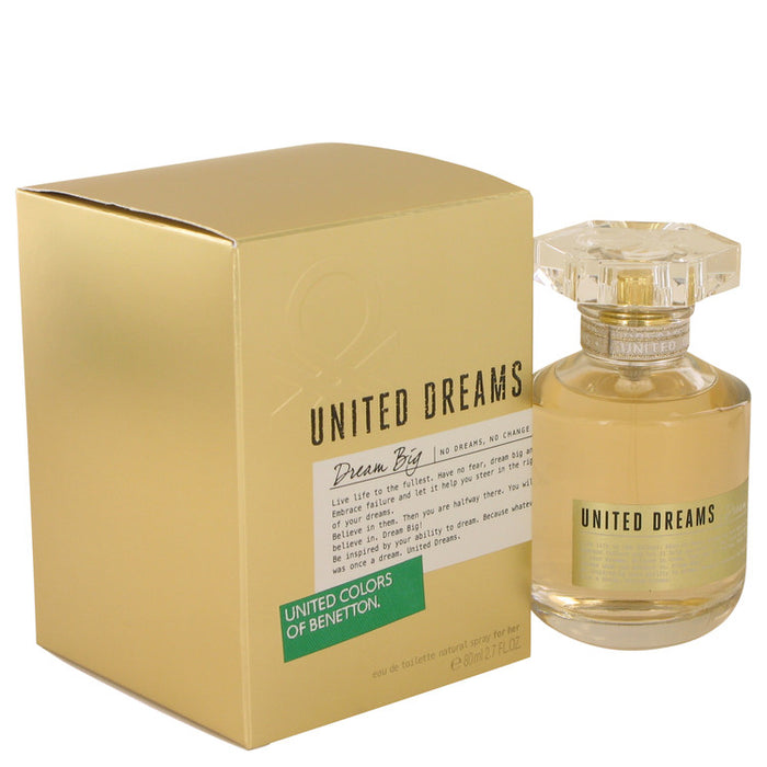 United Dreams Dream Big by Benetton Eau De Toilette Spray 2.7 oz for Women - PerfumeOutlet.com