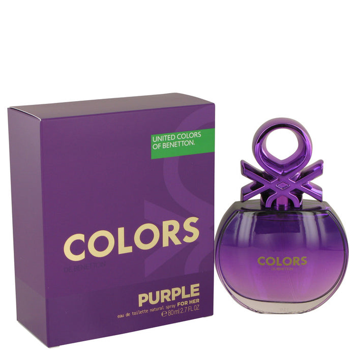 United Colors of Benetton Purple by Benetton Eau De Toilette Spray for Women - PerfumeOutlet.com