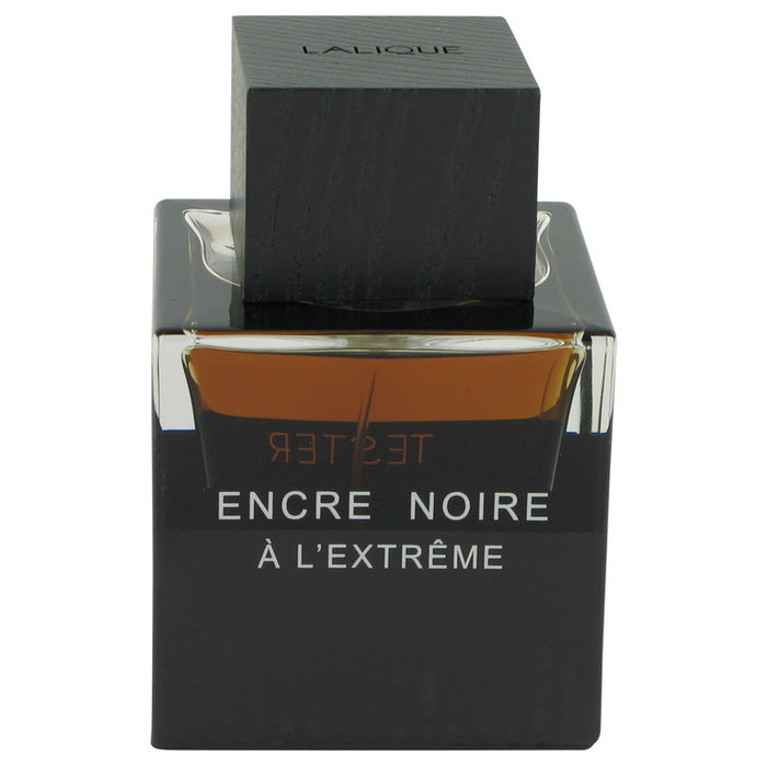 Encre Noire A L'extreme by Lalique Eau De Parfum Spray (Tester) 3.3 oz for Men - PerfumeOutlet.com