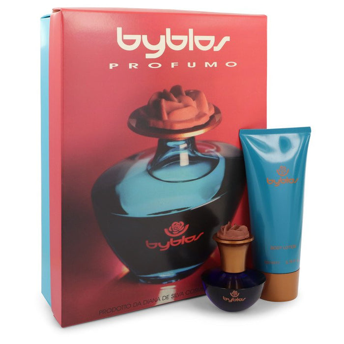 BYBLOS by Byblos Gift Set -- 1.68 oz Eau De Parfum Spray + 6.75 Body Lotion for Women - PerfumeOutlet.com
