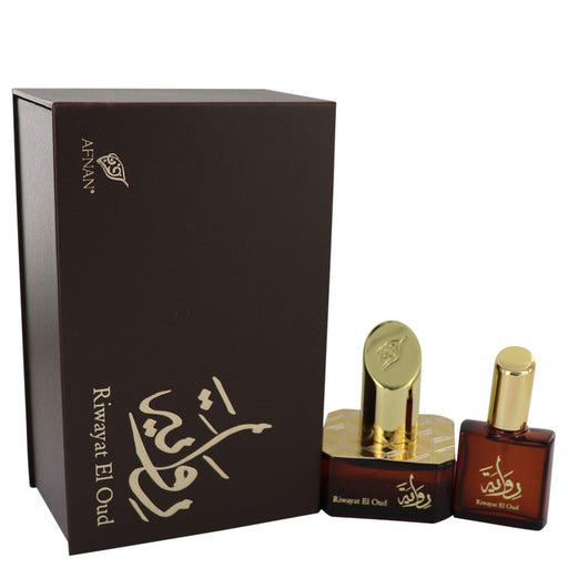 Riwayat El Oud by Afnan Eau De Parfum Spray + Free .67 oz Travel EDP Spray 1.7 oz for Women - PerfumeOutlet.com