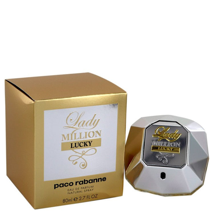 Lady Million Lucky by Paco Rabanne Eau De Parfum Spray for Women - PerfumeOutlet.com