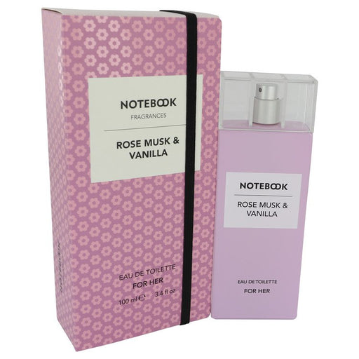 Notebook Rose Musk & Vanilla by Selectiva SPA Eau De Toilette Spray 3.4 oz for Women - PerfumeOutlet.com