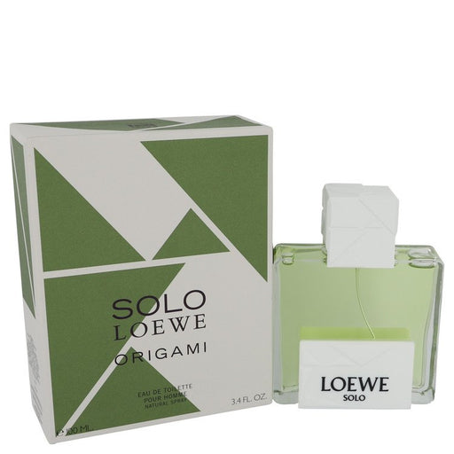 Solo Loewe Origami by Loewe Eau De Toilette Spray 3.4 oz for Men - PerfumeOutlet.com