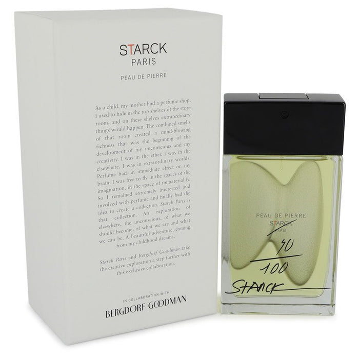 Peau De Pierre by Starck Paris Eau De Parfum Spray 3 oz for Men - PerfumeOutlet.com