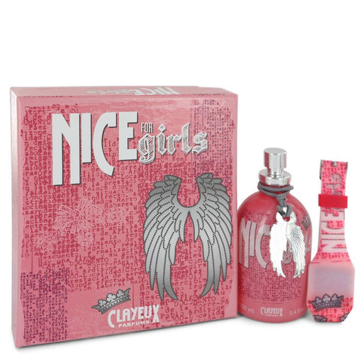 Nice for Girls by Clayeux Eau De Toilette Spray + Free Watch 3.4 oz for Women - PerfumeOutlet.com