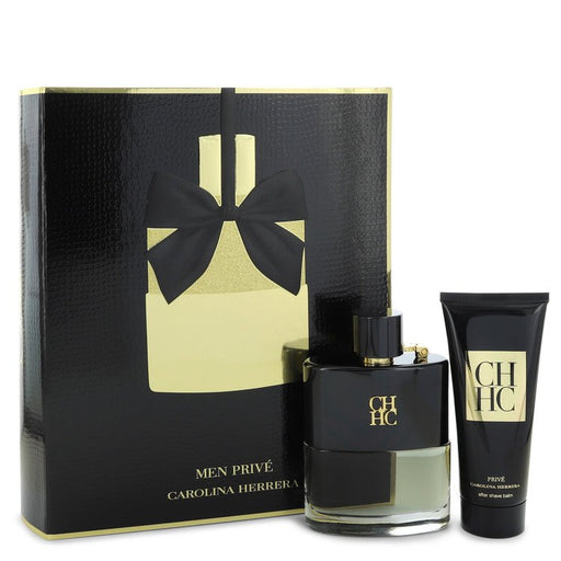 CH Prive by Carolina Herrera Gift Set -- 3.4 oz Eau De Toilette Spray + 3.4 oz After Shave Balm for Men - PerfumeOutlet.com