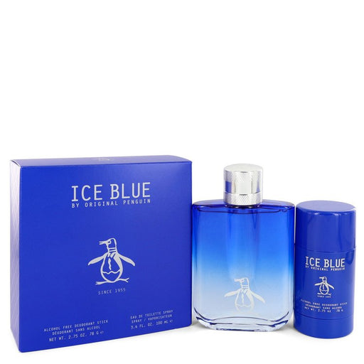 Original Penguin Ice Blue by Original Penguin Gift Set -- 3.4 oz Eau De Toilette Spray + 2.75 oz Deodorant Stick for Men - PerfumeOutlet.com
