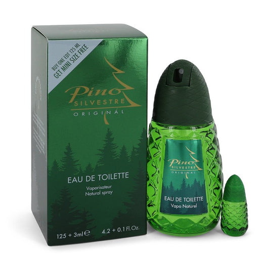 PINO SILVESTRE by Pino Silvestre Eau De Toilette Spray (New Packaging) with free .10 oz Travel size Mini 4.2 oz  for Men - PerfumeOutlet.com