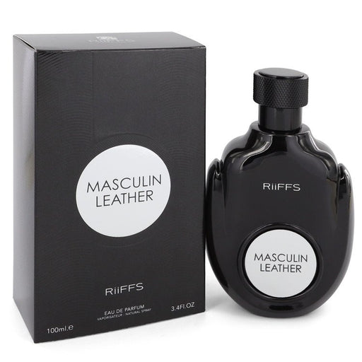 Masculin Leather by Riiffs Eau De Parfum Spray 3.4 oz for Men - PerfumeOutlet.com