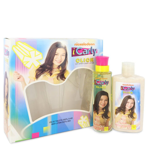 iCarly Click by Marmol & Son Gift Set -- 3.4 oz Eau De Toilette Spray + 8 oz Body Lotion for Women - PerfumeOutlet.com