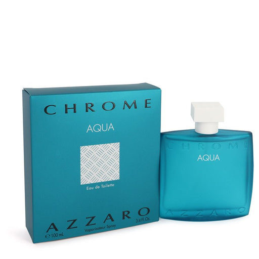 Chrome Aqua by Azzaro Eau De Toilette Spray 3.4 oz for Men - PerfumeOutlet.com