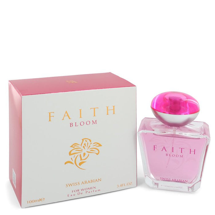 Swiss Arabian Faith Bloom by Swiss Arabian Eau De Parfum Spray 3.4 oz for Women - PerfumeOutlet.com