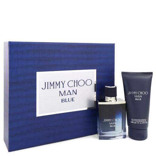 Jimmy Choo Man Blue by Jimmy Choo Gift Set -- 1.7 oz Eau De Toilette Spray + 3.3 oz Shower Gel for Men - PerfumeOutlet.com