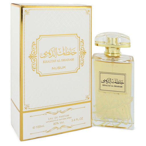 Khaltat Al Dhahabi by Nusuk Eau De Parfum Spray (Unisex) 3.4 oz for Men - PerfumeOutlet.com