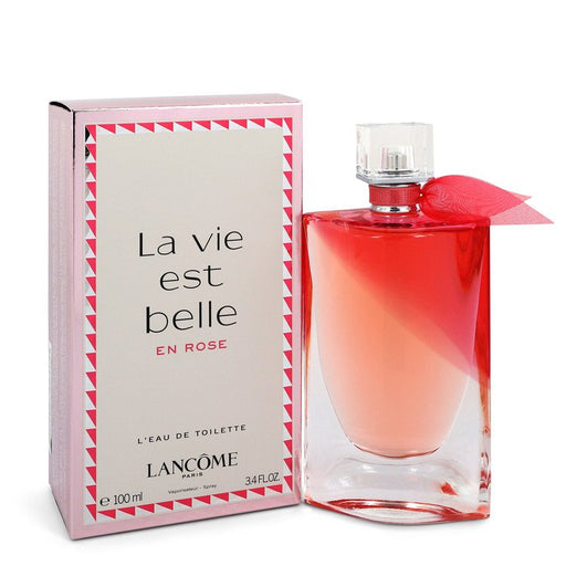 La Vie Est Belle En Rose by Lancome L'eau De Toilette Spray 3.4 oz for Women - PerfumeOutlet.com