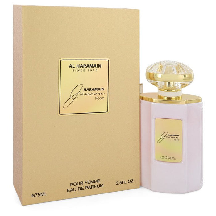 Al Haramain Junoon Rose by Al Haramain Eau De Parfum, Spray 2.5 oz for Women - PerfumeOutlet.com