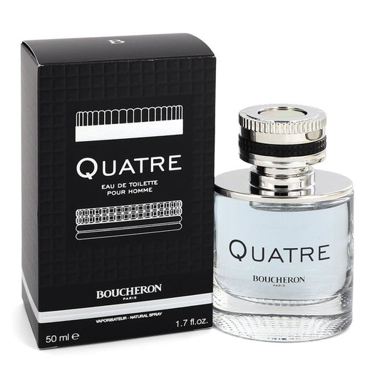 Quatre by Boucheron Eau De Toilette Spray for Men - PerfumeOutlet.com