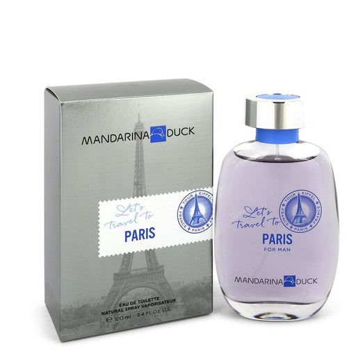 Mandarina Duck Let's Travel to Paris by Mandarina Duck Eau De Toilette Spray 3.4 oz for Men - PerfumeOutlet.com