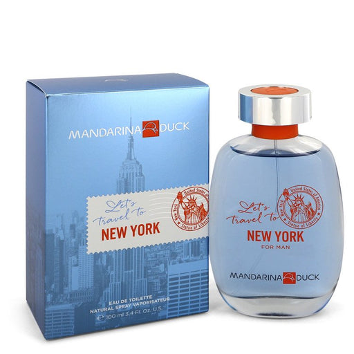 Mandarina Duck Let's Travel to New York by Mandarina Duck Eau De Toilette Spray 3.4 oz for Men - PerfumeOutlet.com