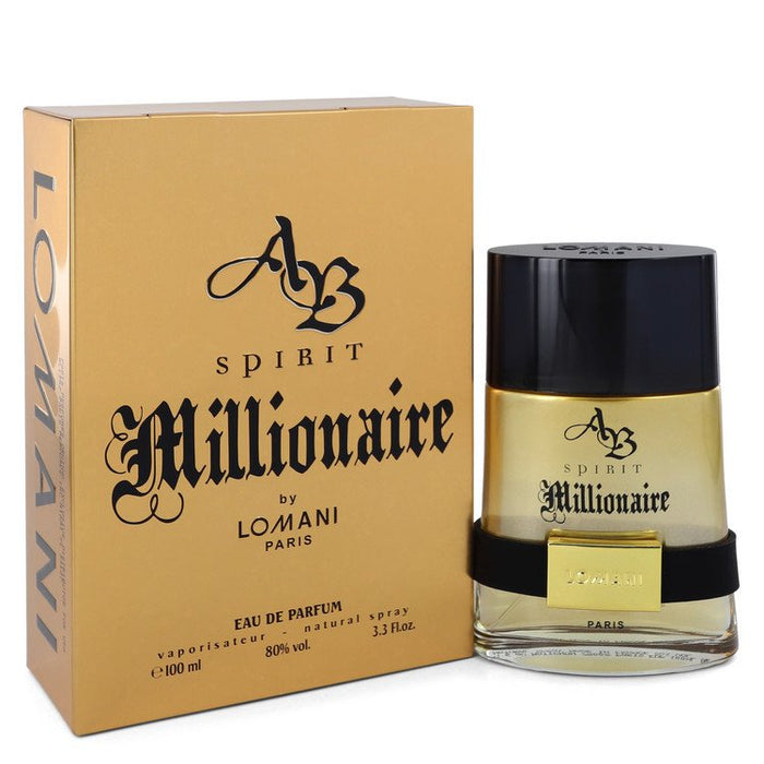 Spirit Millionaire by Lomani Eau De Parfum Spray 3.3 oz  for Men - PerfumeOutlet.com