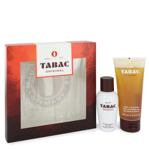 TABAC by Maurer & Wirtz Gift Set -- 1.7 oz After Shave Lotion + 3.4 oz Shower Gel for Men - PerfumeOutlet.com