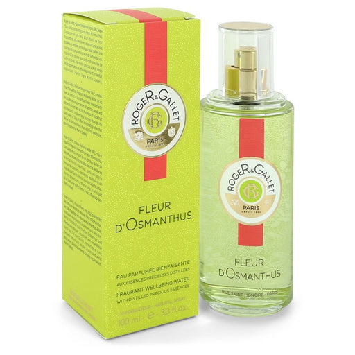 Roger & Gallet Fleur D'Osmanthus by Roger & Gallet Fragrant Wellbeing Water Spray 3.3 oz for Women - PerfumeOutlet.com