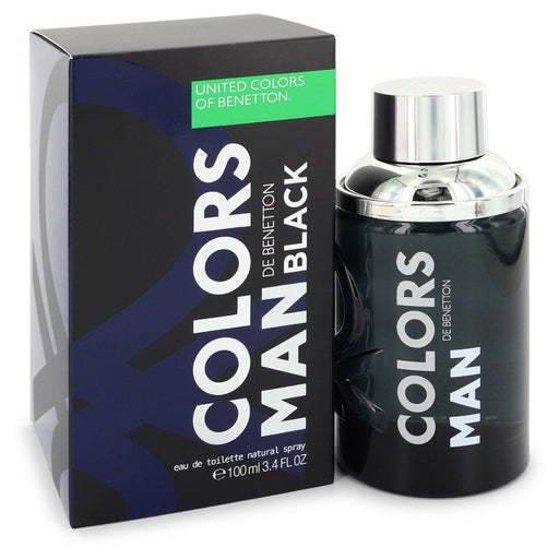 Colors De Benetton Black by Benetton Eau De Toilette Spray 3.4 oz for Men - PerfumeOutlet.com