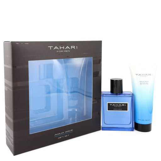 Tahari Aqua Wave by Tahari Gift Set -- 3.4 oz Eau De Toilette Spray + 3.4 oz Shower Gel for Men - PerfumeOutlet.com