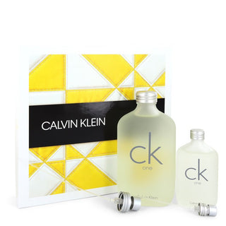 CK ONE by Calvin Klein Gift Set -- 6.7 oz Eau De Toilette Spray + 1.7 oz Eau De Toilette Spray (Unisex) for Men - PerfumeOutlet.com