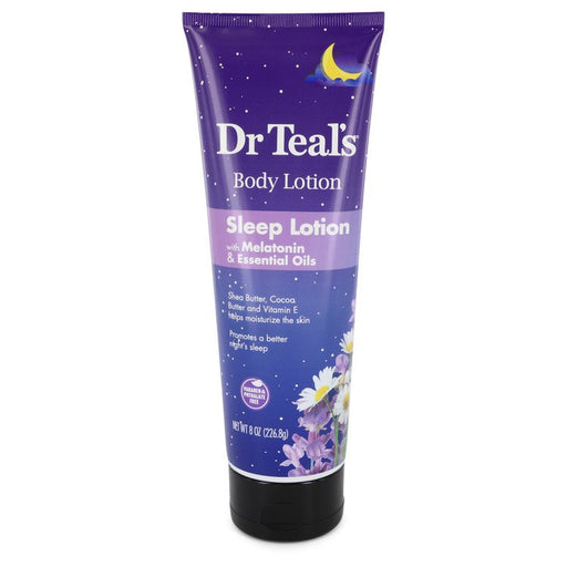 Dr Teal's Sleep Lotion by Dr Teal's Sleep Lotion with Melatonin & Essential Oils Promotes a better night's sleep (Shea butter, Cocoa Butter and Vitamin E 8 oz for Women - PerfumeOutlet.com