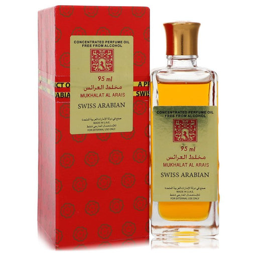Mukhalat Al Arais by Swiss Arabian Concentrated Perfume Oil Free From Alcohol (Unisex) 3.2 oz for Men - PerfumeOutlet.com
