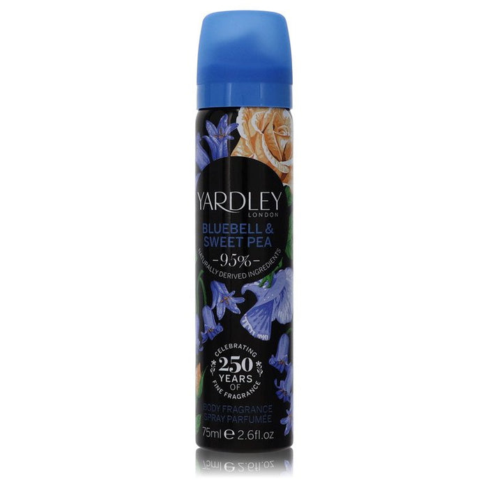 Yardley Bluebell & Sweet Pea by Yardley London Body Fragrance Spray 2.6 oz for Women - PerfumeOutlet.com