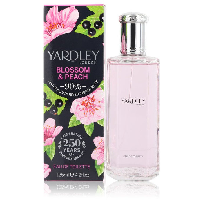 Yardley Blossom & Peach by Yardley London Eau De Toilette Spray 4.2 oz for Women - PerfumeOutlet.com