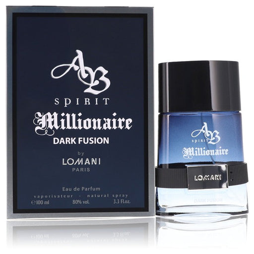 Spirit Millionaire Dark Fusion by Lomani Eau De Parfum Spray 3.3 oz for Men - PerfumeOutlet.com